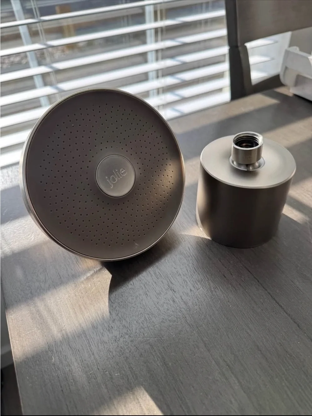The Jolie Filtered Shower Head (brushed steel) - filter NOT included
